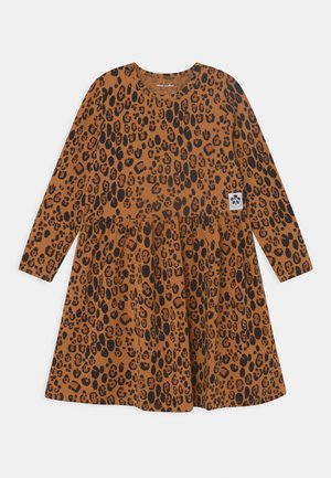Mini Rodini LEOPARD DRESS - Obleka iz džersija - beige