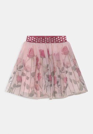GONNA GIARDINO DI ROSE A SPECCHIO - A-line skirt - rosa antico