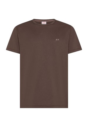 Sun68, MERCERIZED - T-shirt basic - marrone