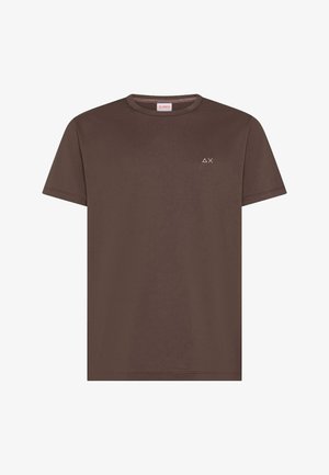 Sun68, MERCERIZED - T-shirt basic - marrone