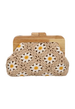Clutches - beige white