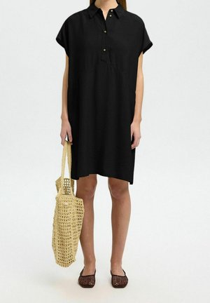 Shirt dress - black