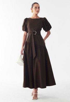 WILLA ELONA MIDI - Maxi šaty - chocolate