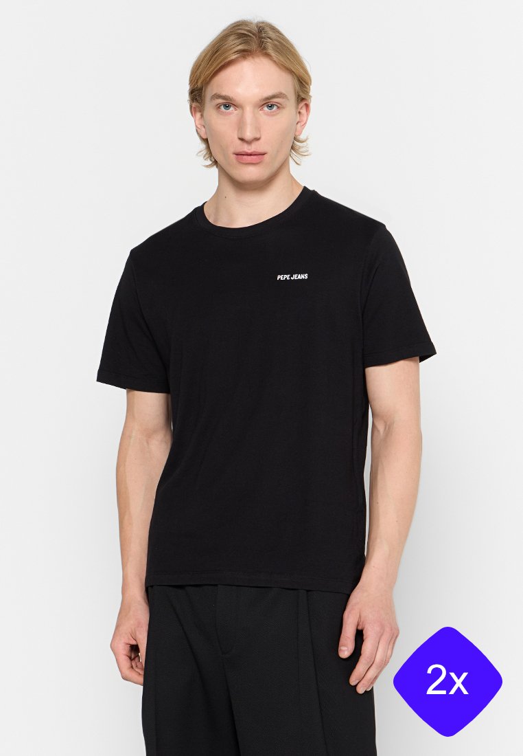 Pepe Jeans T-shirt basic zwart