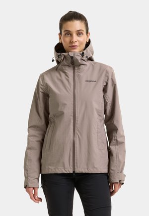 Didriksons, TRINYA 3 IN 1 JACKET - Outdoor jacket - ash brown