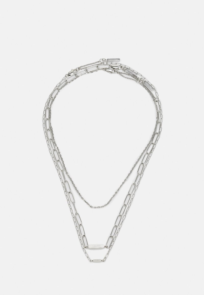 Calvin Klein CHAIN NECKLACES GIFT SET 3 PACK Necklace silvercoloured Zalando.co.uk