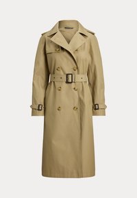 DOUBLE BREASTED BELTED TRENCH COAT - Trenchcoat - beige