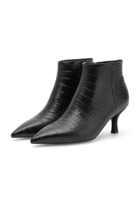 Woden VERA CROCO - Tronchetti - black