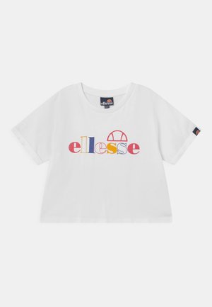 NATTIA - T-shirt z nadrukiem - white