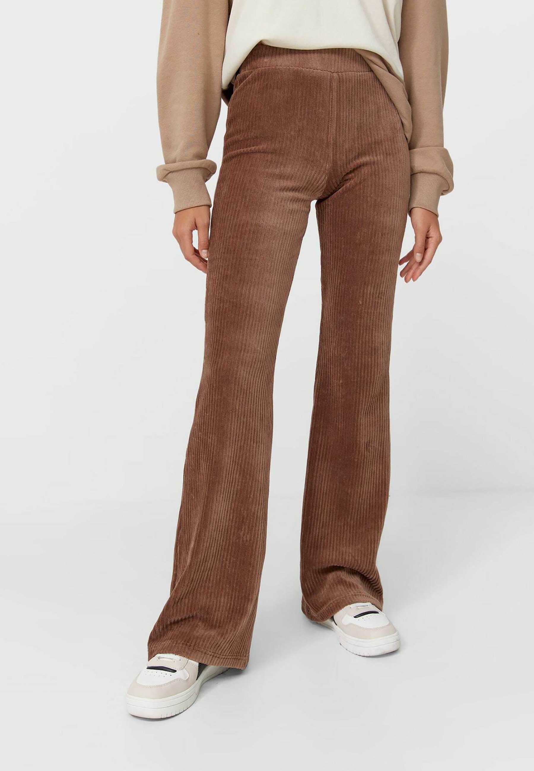 Stradivarius Leggings - Hosen - mottled dark brown/dunkelbraun-meliert -  Zalando.de