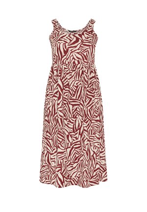 Yours Clothing, PLUS SIZE MAXI DRESSES. - Hverdagskjole - burgundy