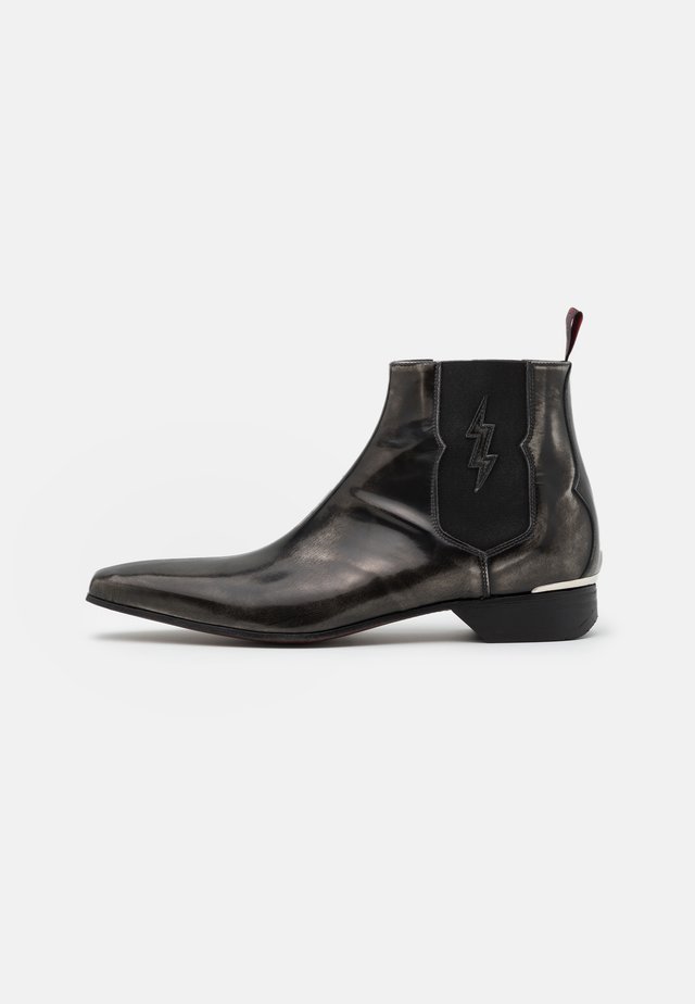 YARDBIRD - Cowboy- / bikerstøvlette - college silver