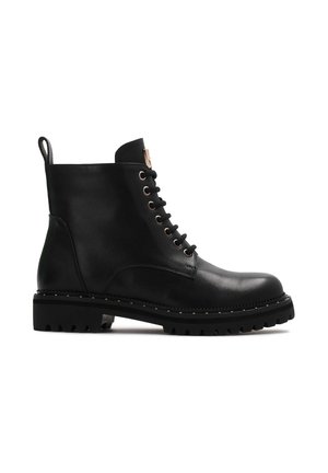 Botine cowboy/biker - black