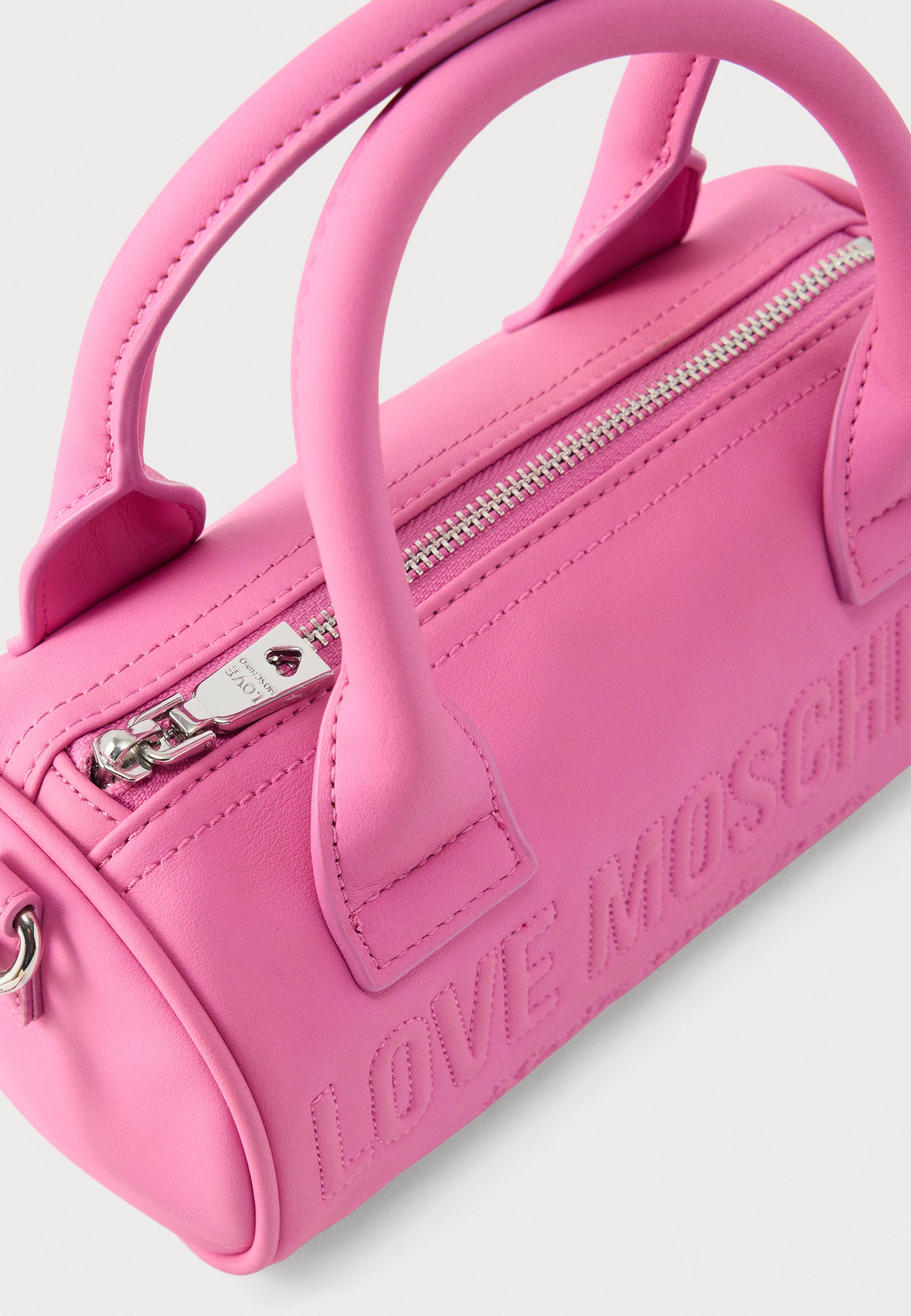 Love Moschino SIGNATURE LOVE - Handbag - fuchsia/pink - Zalando.co.uk