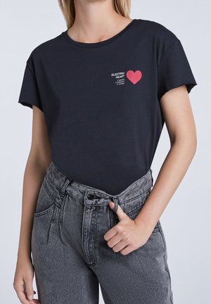 SET Camiseta estampada - black