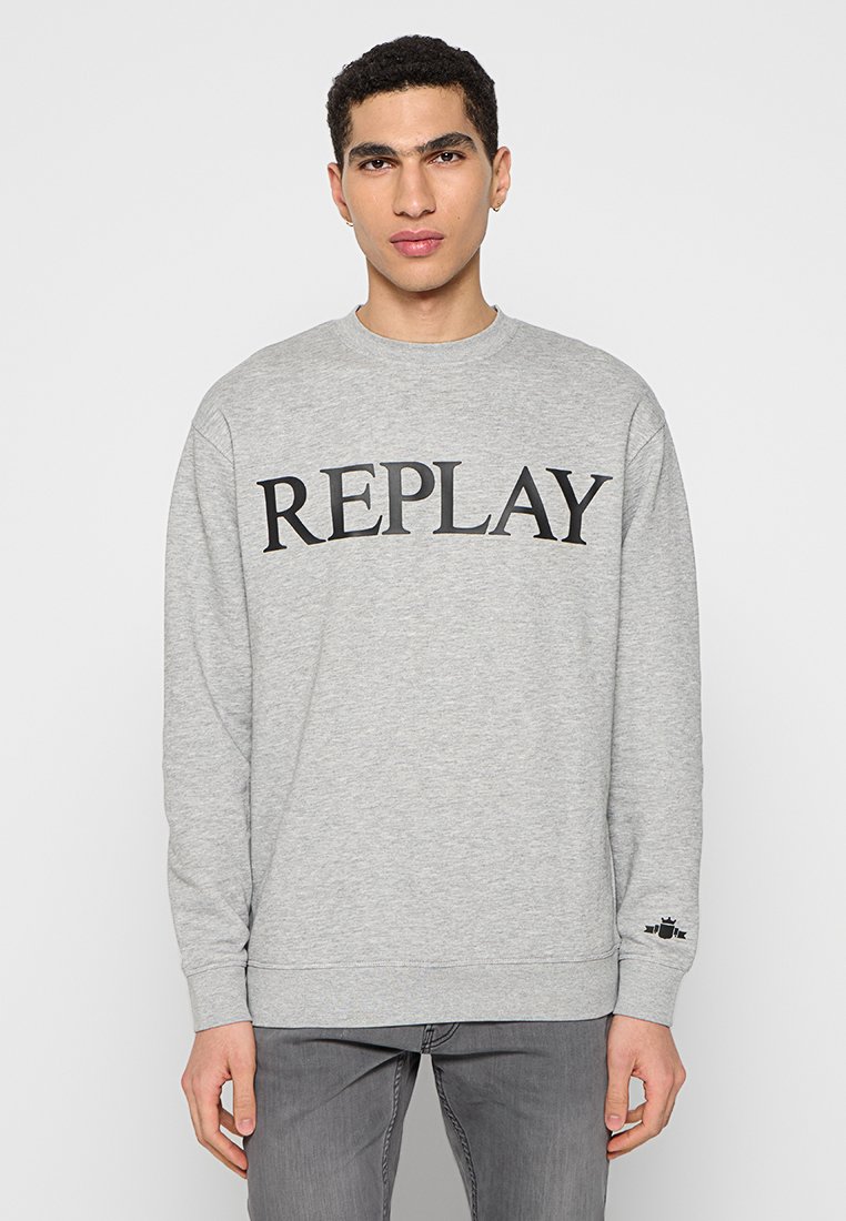 Replay Sweater grijs