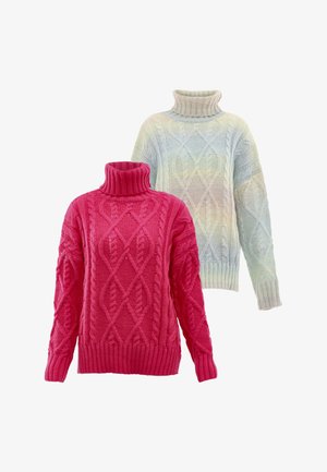 Mo, 2-PACK - Pullover - blau mint fuchsia