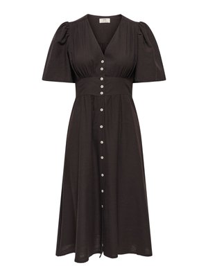 JDY, JDYNORA 2/4 MIDI DRESS WVN NOOS - Kjole - chocolate torte