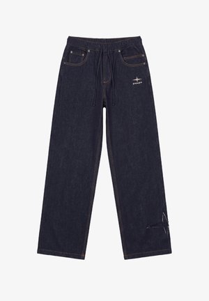 Project X Paris, PANTALON EN DENIM SNOW - Vaqueros baggy - bleu