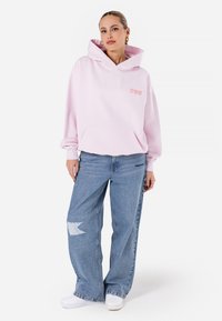 Pegador BEALI OVERSIZED HOODIE - Bluză de molton - washed bubblegum