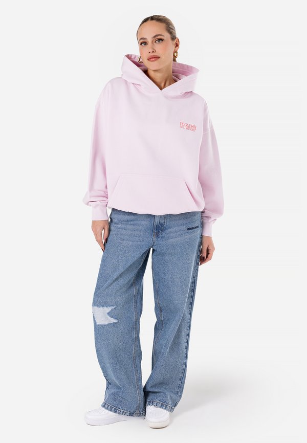 BEALI OVERSIZED HOODIE - Sweatshirt - washed bubblegum2