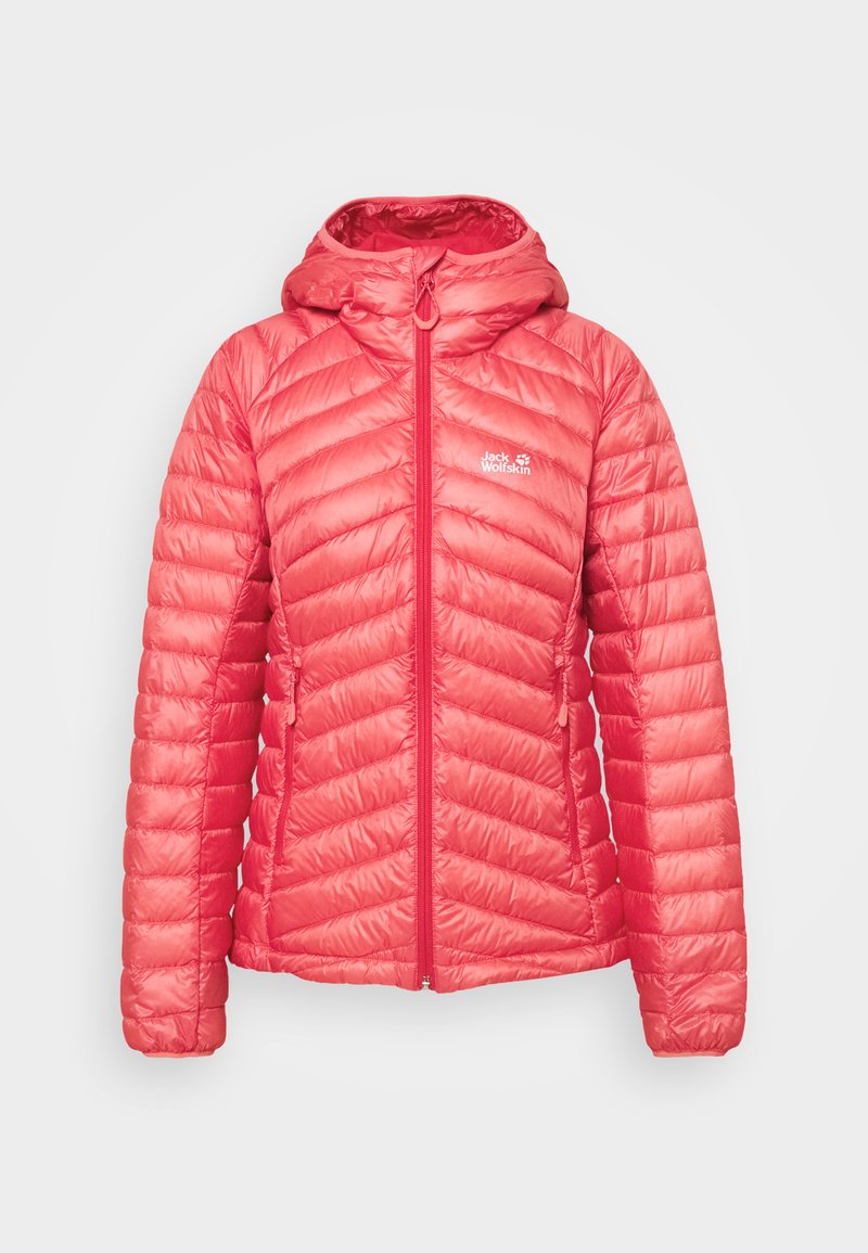 Jack Wolfskin Mountain Down Jacket Coral Pink Coral Zalando Co Uk