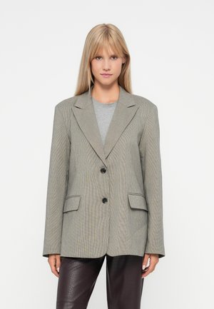 ONLSADIE SINKI LIFE CHECK BLAZER - Blazer - toasted coconut/sky captain/mole/chipmunk