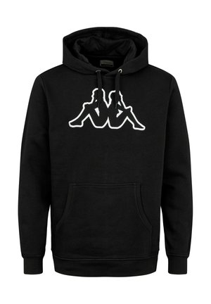 Kappa LOGO AIRITI - Džemperis su gobtuvu - black black white