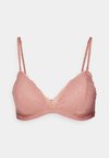 LIGHTLY LINED TRIANGLE ICON LACE - Triangle bra - red grape