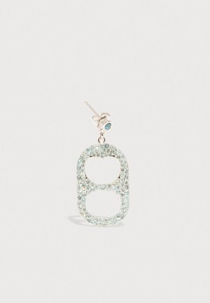 PAVÉ PRESSURIZED EARRING UNISEX - Einzelner Ohrring - silver-coloured/blue