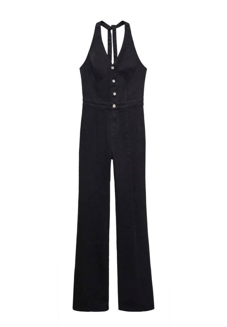 Mango Jumpsuit zwart denim/blackdenim Mango Jumpsuit zwart denim/blackdenim