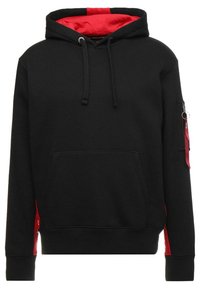 Alpha Industries Felpa con cappuccio - black