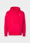 JORDAN BROOKLYN FLEECE - Collegepaita - gym red/white