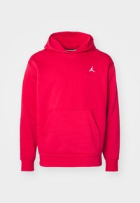 JORDAN BROOKLYN FLEECE - Sweatshirt - gym red/white