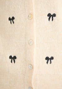 YAS EMBROIDED - Strickjacke - birch