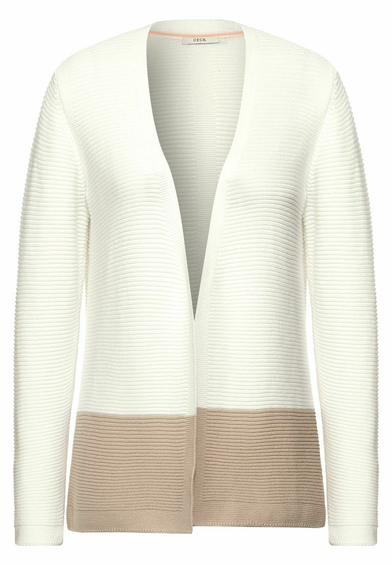 Damen Strickjacken | Cecil Strickjacke weiß/offwhite - MF73062 Damen Strickjacken | Cecil Strickjacke weiß/offwhite - MF73062