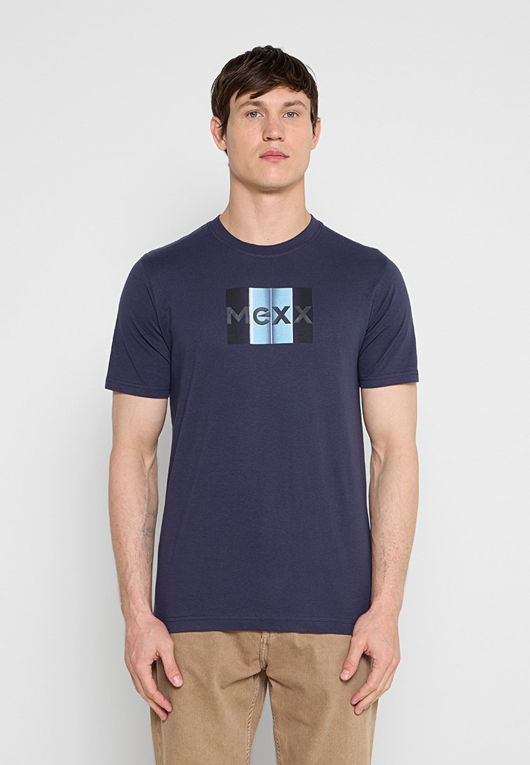 Mexx T-shirt print donkerblauw