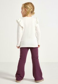 Lindex Tygbyxor - dark dusty lilac
