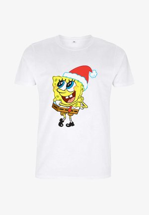 Henry Tiger SPONGEBOB SQUAREPANTS SANTA HAT - T-Shirt print - white