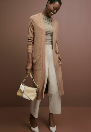 LONGLINE - Vest - camel brown