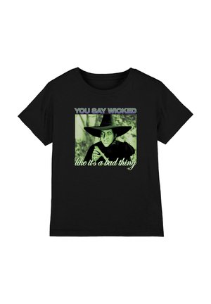 Cotton Soul, THE WIZARD OF OZ WICKED WITCH UNISEX - T-Shirt print - black
