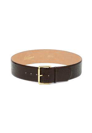 DORADA - Belt - cioccolato-oro