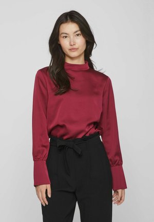 VILA LANGARM  - Camiseta de manga larga - beet red