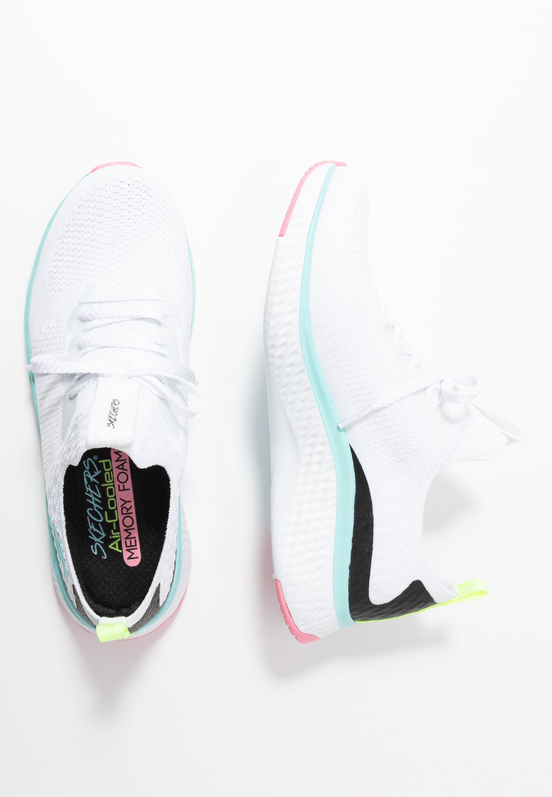 Skechers Sport SOLAR FUSE Joggesko whitemulticolor Skechers Sport BOBS AIR Joggesko offwhitelime Zalando.no