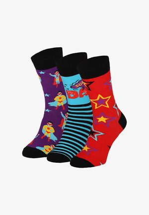 Yuhu, FATHERS DAY HERREN SOCKEN 3ER PACK (41-46) - Socks - rot