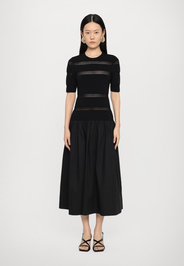 DEVON KNIT LONG COMBO DRESS - Maxi dress