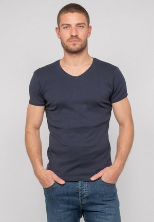 T-shirt basique - bleu marine