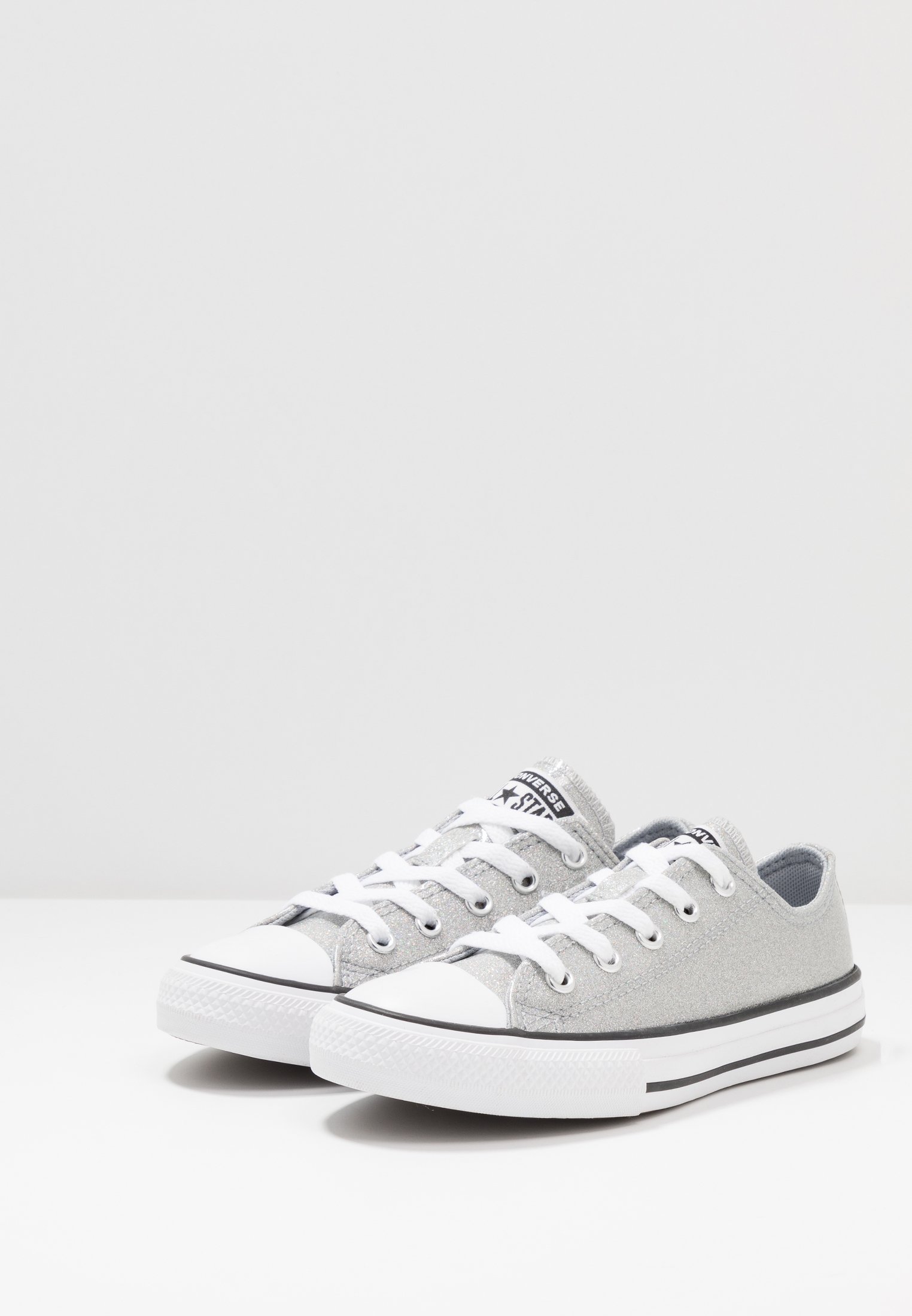 wolf grey glitter converse