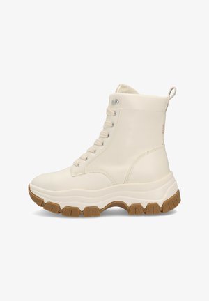 Guess BISSONN - Stivaletti con plateau - beige