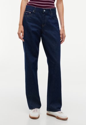 Tommy Jeans, KIRA MID RISE STRAIGHT - Wide leg - dark blue denim